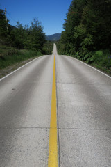 Teil der Carretera austral in Chile
