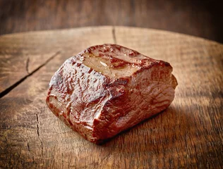 Crédence de cuisine en verre imprimé Viande Deer meat steak