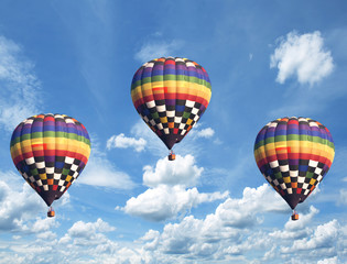 Naklejka premium A balloon and sky