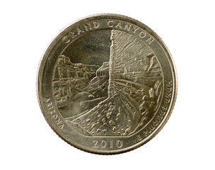 Grand Canyon Quarter Coin
