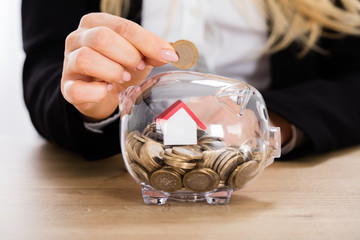 Concept Of Buy House With The Savings