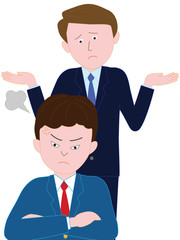 男子高校生に困惑する先生