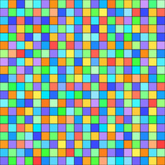 Square pattern. Seamless vector