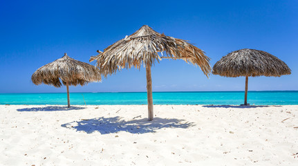 Exotic beach in Cayo Largo. Cuba