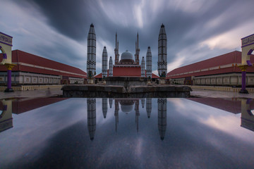 Amazing Masjid Agung jawa Tengah - obrazy, fototapety, plakaty