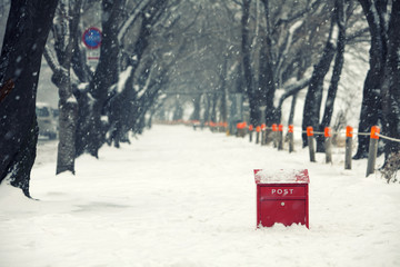 Snow mailbox - 135647785