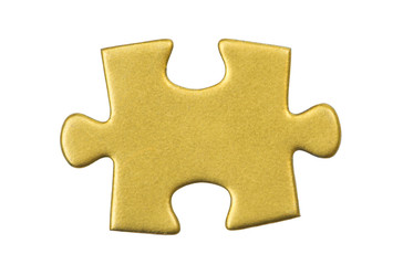 Obraz premium puzzle pieces on white background