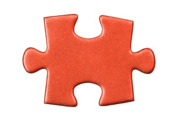 Obraz premium puzzle pieces on white background