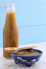 Vintage tomatillo sauce