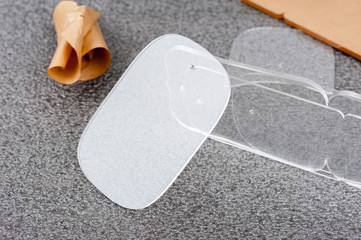 clear acrylic template