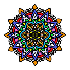 Mandala round ornament