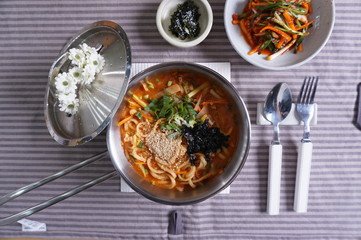 장칼국수