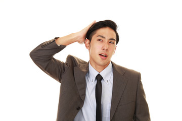 苦悩するビジネスマン