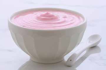 vintage strawberry yogurt