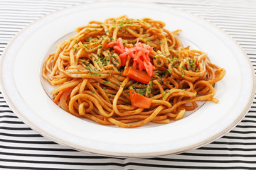 おいしそうな焼きそば
