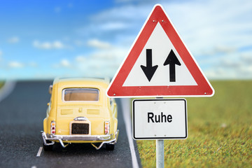 Schild 170 - Ruhe