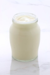 plain french style yogurt