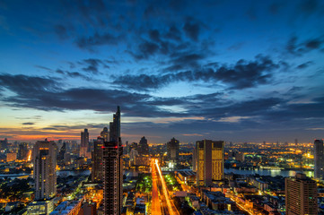Fototapeta na wymiar Bangkok morning view