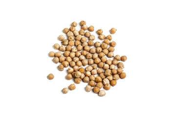 Soybeans isolated on white background
