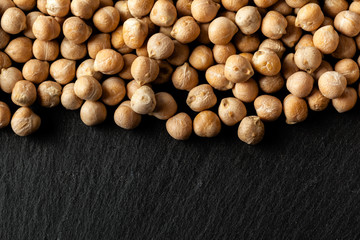 Macro shot of soybeans