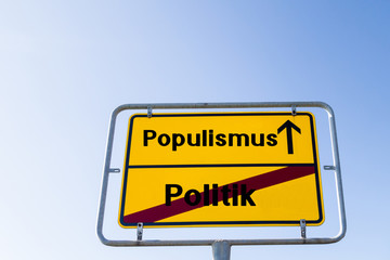 Populismus statt Politik