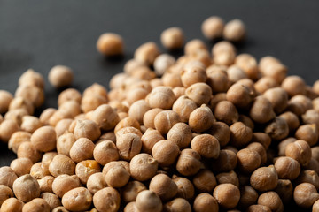 Macro shot of soybeans