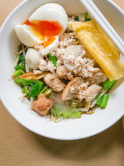 pork nooddle without soup