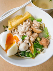 pork nooddle without soup