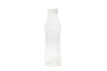 plastic bottle  isolated on white