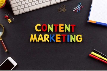 Technology Concept: CONTENT MARKETING