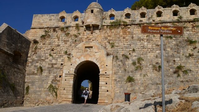 Rethymno Fortezza fortress main gate