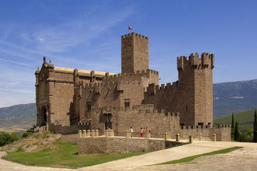 Fototapeta na wymiar Castle of Javier, Navarra, Spain