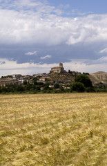 Fototapeta na wymiar Village of Agon, Zaragoza province, Aragon, Spain