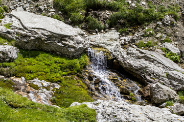 Landscape from Bucegi Mountains, part of Southern Carpathians in Romania