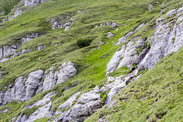 Landscape from Bucegi Mountains, part of Southern Carpathians in Romania
