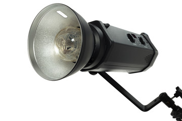 Studio lighting isolated on white