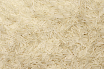 Pile of basmati rice