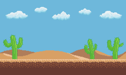 Pixel Art Desert