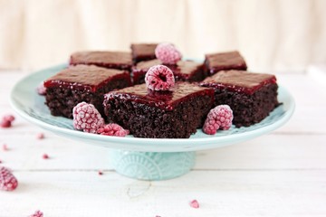 Healthy brownie cake