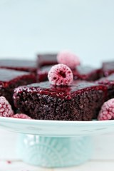 Healthy brownie cake