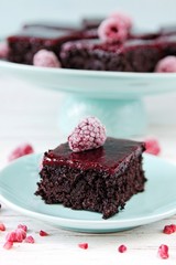 Healthy brownie cake