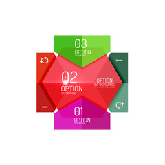 Infographic banner layouts