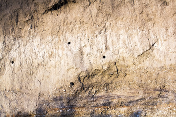 Soil texture and layers