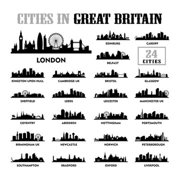 Great Britain - United Kingdom Cities City Tour Travel Skyline