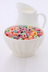 Delicious kids cereal loops