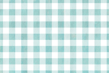 Watercolor checked pattern.