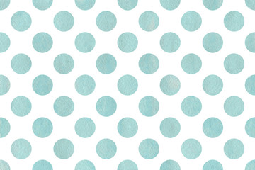 Watercolor polka dot background.