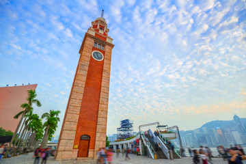 Obraz premium Tsim Sha Tsui Clock Tower, Hong Kong Landmark