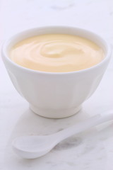 Fresh banana yogurt