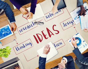 Startup Business Ideas Plan Concept